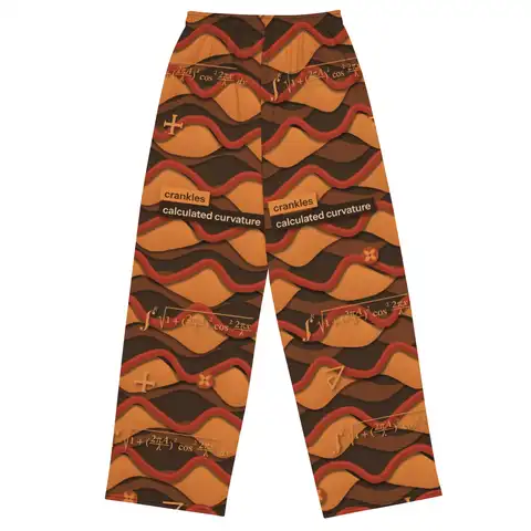 Arc-Length Wide-Leg Pants, White, back, printed with the arc-length formula