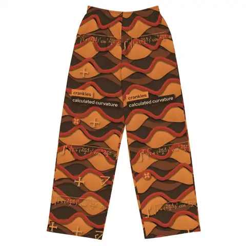 Arc-Length Wide-Leg Pants, White, front, printed with the arc-length formula